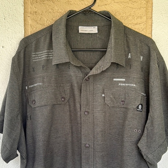 Projek Raw Gray Button-Up Shirt - Picture 1 of 2
